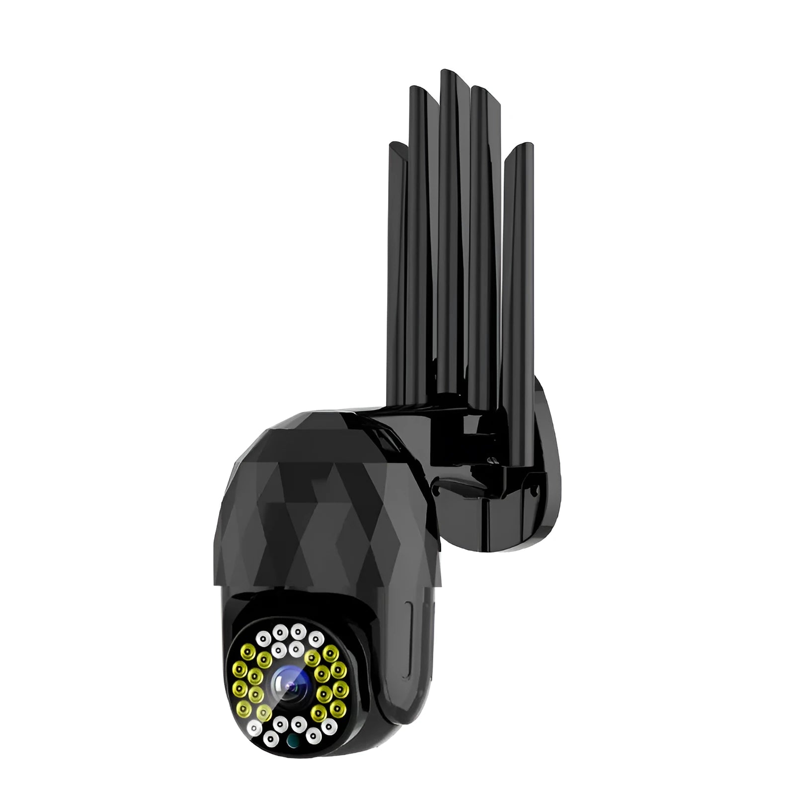 Wireless smart home HD monitor remote network camera with 2MP 1080P resolution and ABS shell in black
