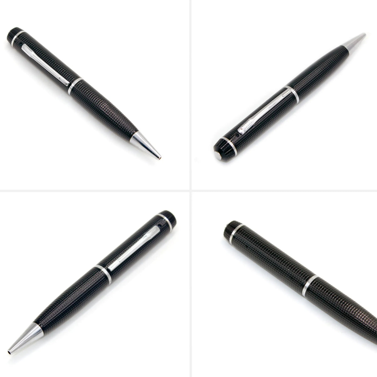 Gold and grey USB conference recorder pen, 53g, no memory card included