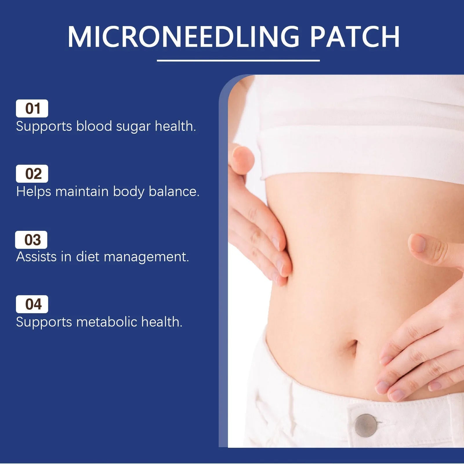 Four body care patches with ginger and panthenol formula for moisturising skin