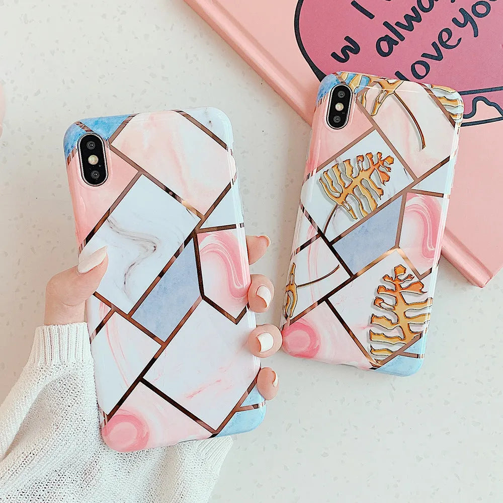 Silicone gel mobile phone case for Apple iPhone in Style C design.