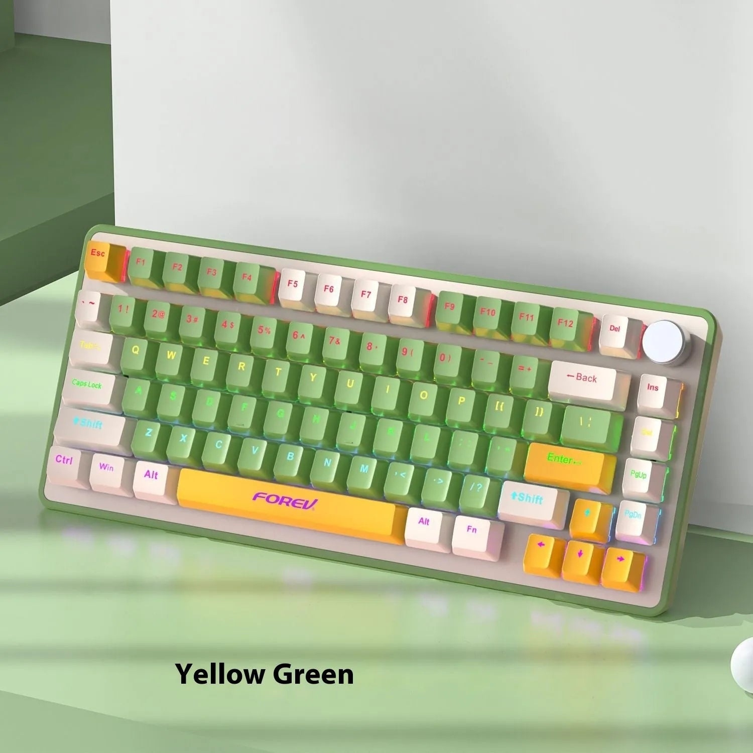 K98 mechanical keyboard with T7 wireless mouse in multiple colour options including black socks and xiaguang purple variants