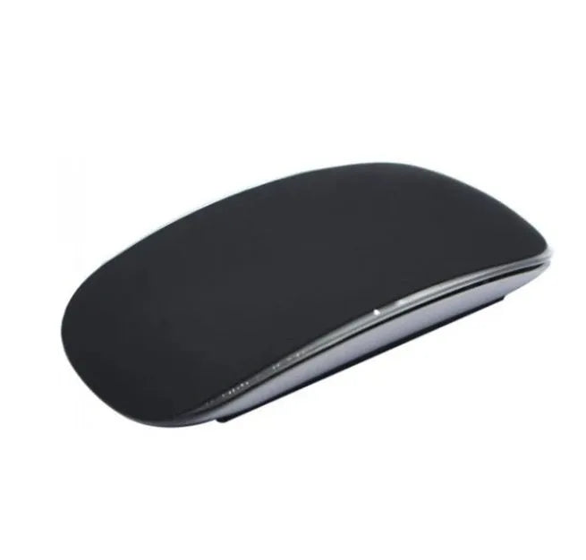 Silicone mouse cover for Magic Mouse in five colours: white, dark blue, sky blue, purple, and black
