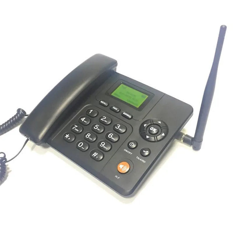 WCDMA fixed wireless telephone ETS-6688 with green backlight LCD, caller ID, and hands-free function