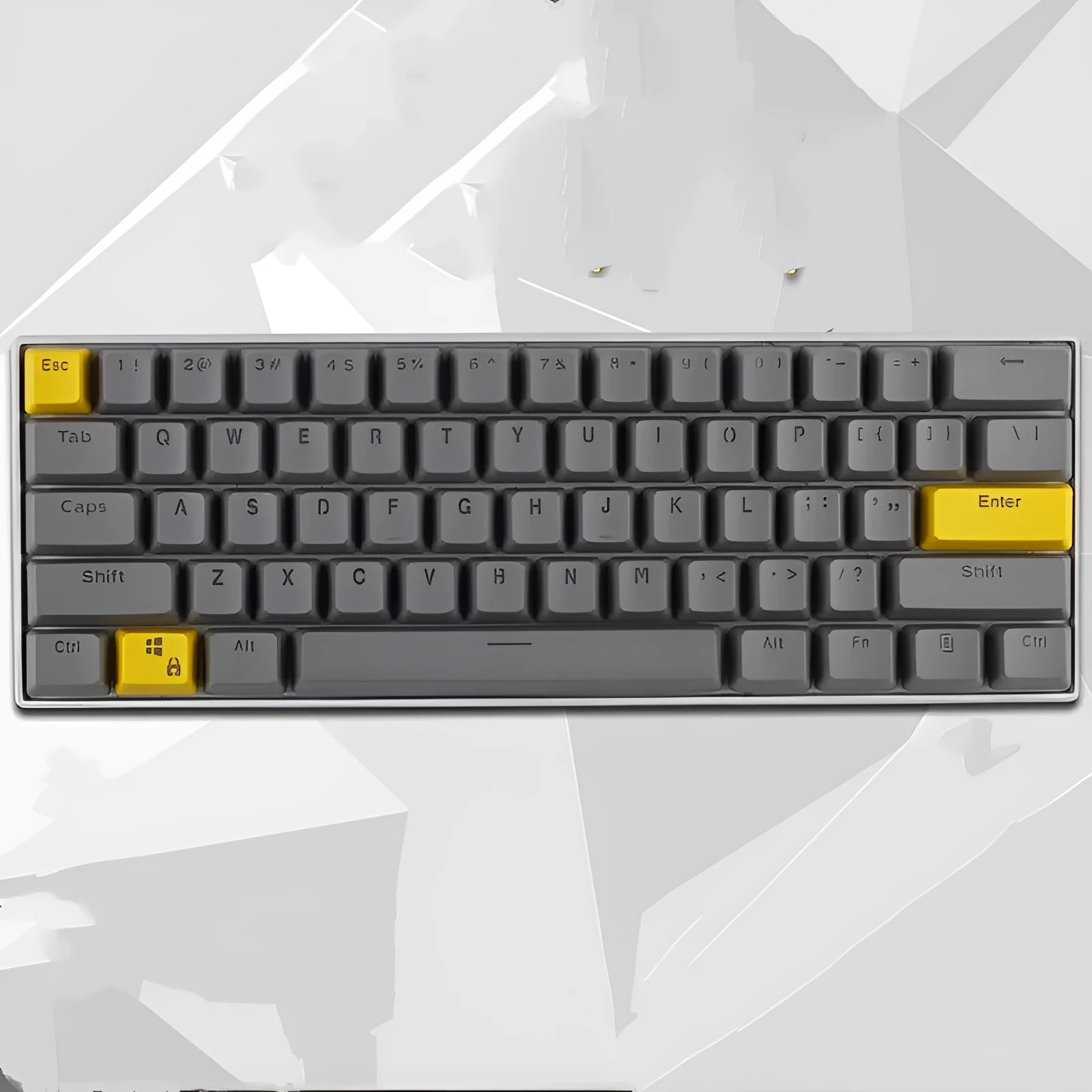 PBT transparent keycap set with two-shot injection legends, OEM height profile, matte finish for mechanical keyboard