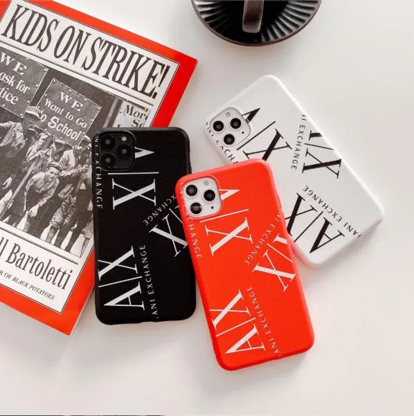 Silicone iPhone case for iPhone 11 Pro Max, 11 Pro, 11, XS Max, XR, XS, X, 8 Plus, 8, 7 Plus, 7 in black, white, or red