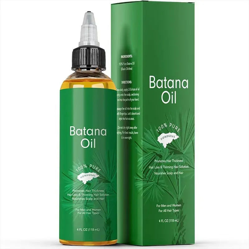 Batana oil hair care essential oil 118ml bottle with moisturising and frizz control benefits
