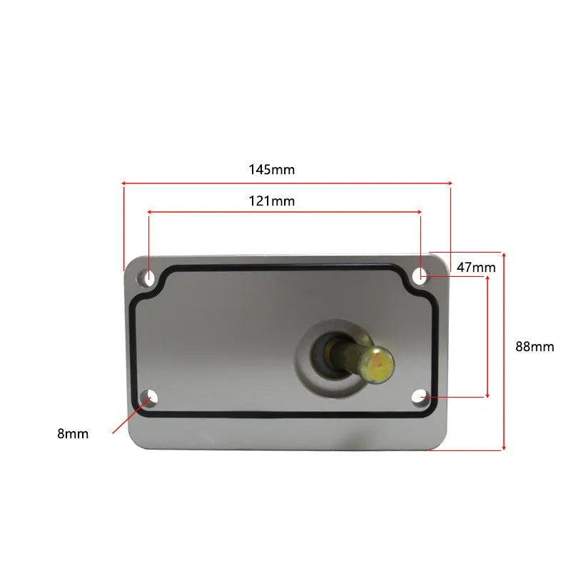 Silver aluminium alloy quick short shift rod for Horton vehicle models