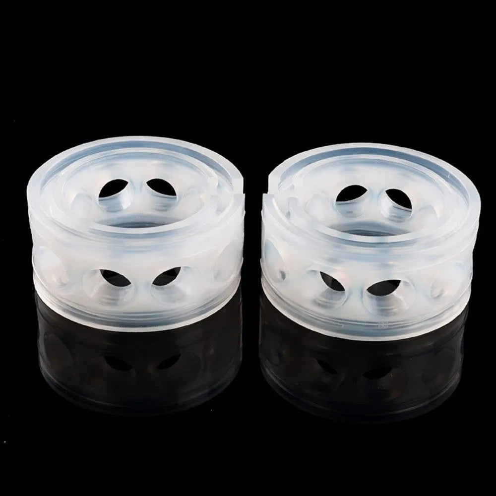 Transparent rubber car spring shock absorbers for suspension damping in six size options