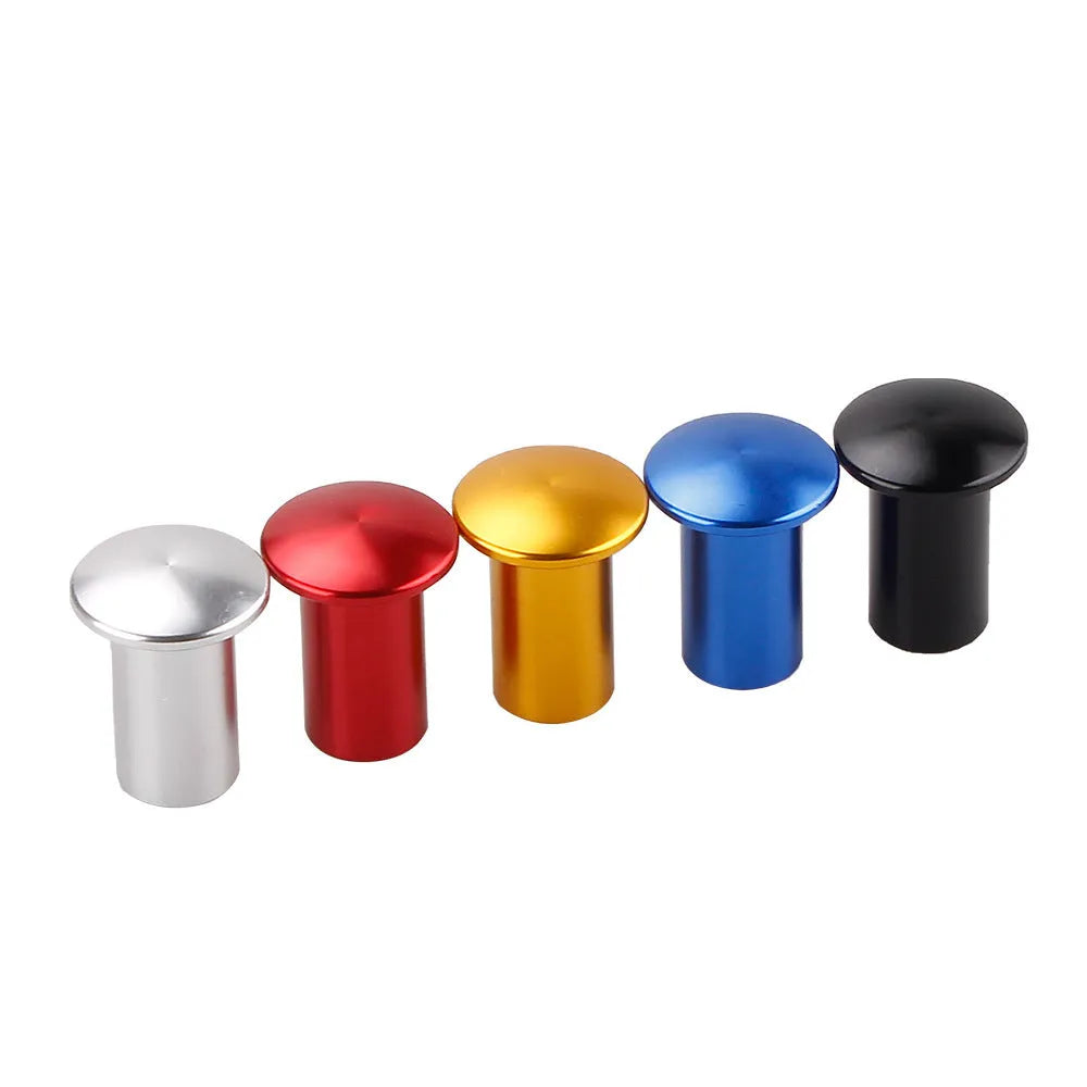 Aluminium alloy car handbrake cap in gold, silver, black, blue, or red for drift modification