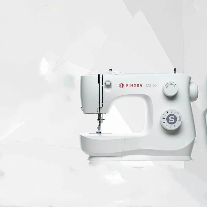 M2405 portable household sewing machine with compact 47x39x26cm dimensions