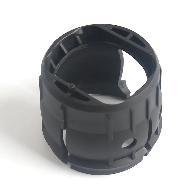 Black plastic gear lever knob cover for Vauxhall Opel Zafira, shown next to a ruler for scale.
