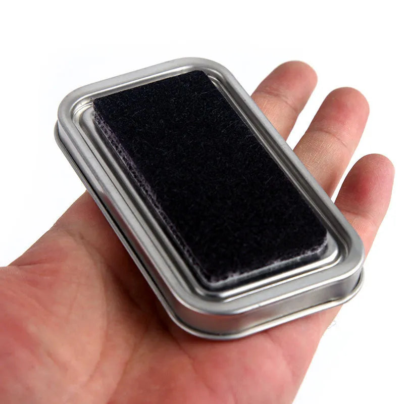 Rectangular oily ink pad for DIY rubber stamps in five colours: cocoa brown, fog blue, gray pink, green, leaf green.