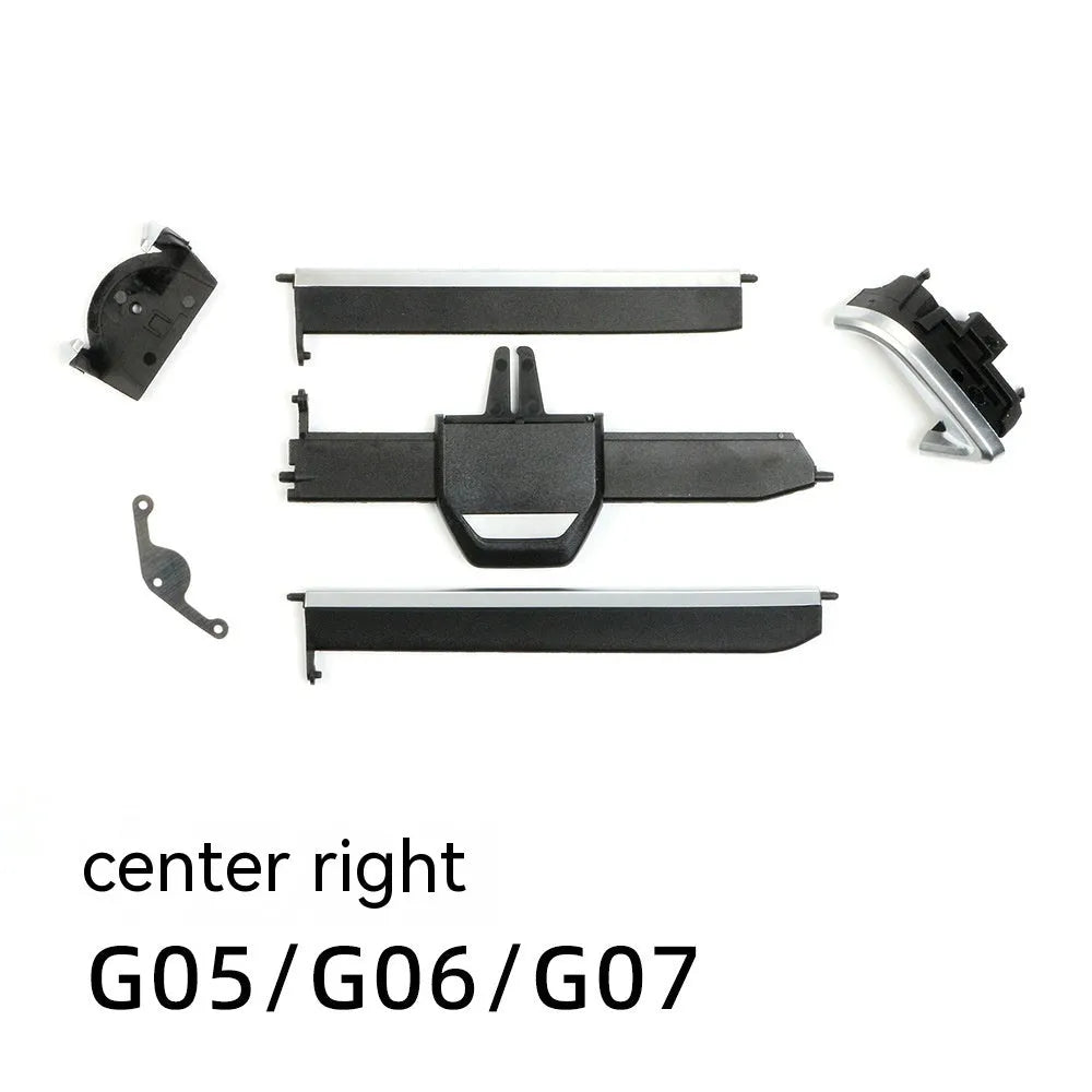 Black plastic front centre air vent replacement part for BMW X5 X6 X7 dashboard