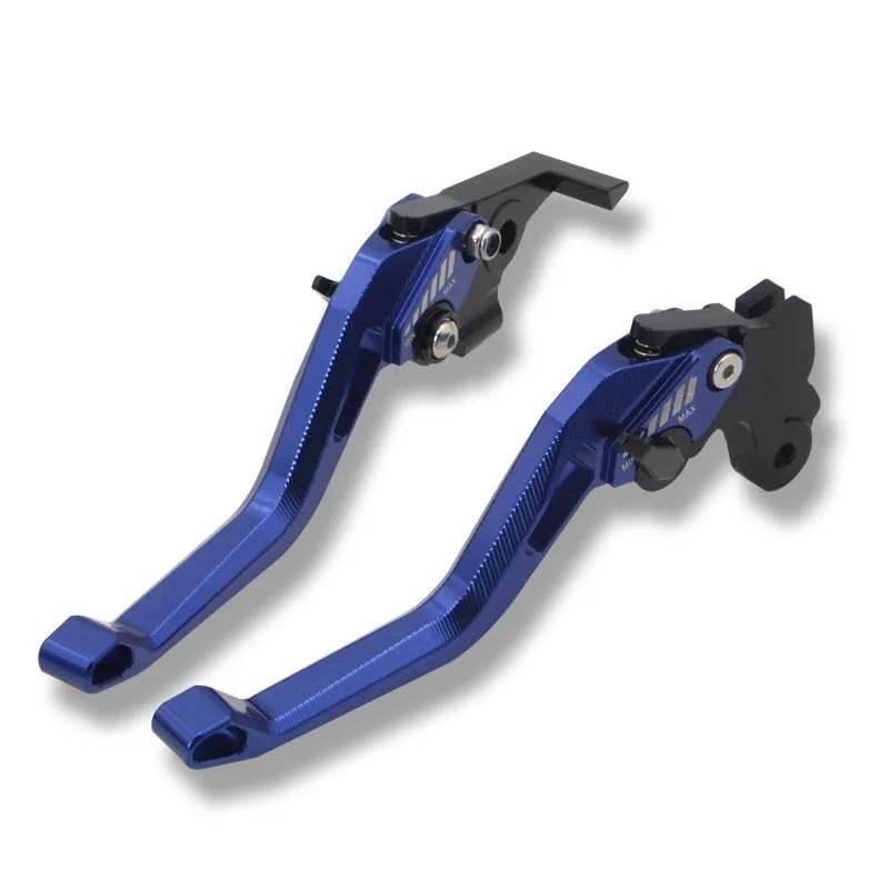 Motorcycle metal clutch pull rod with two-finger labour-saving design in various colours