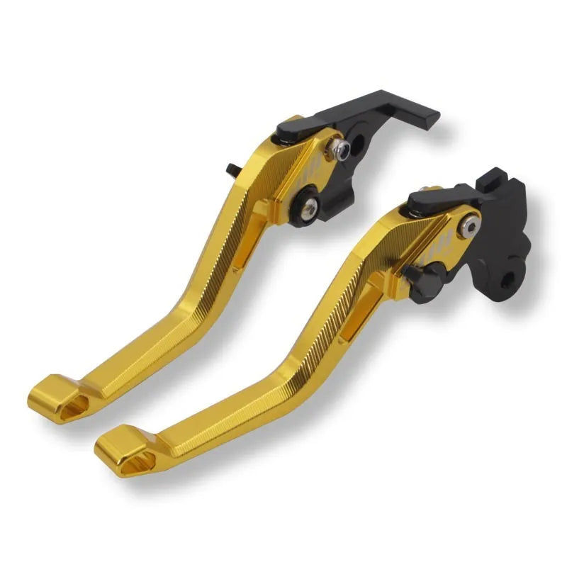 Motorcycle metal clutch pull rod with two-finger labour-saving design in various colours