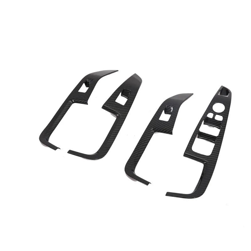 Black ABS plastic central console cup holder accessory for 2019 BMW X5
