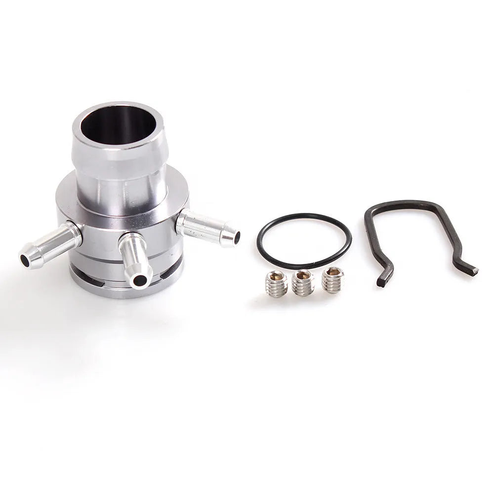 Black vacuum adapter tee connector for second generation engine vacuum hose installations