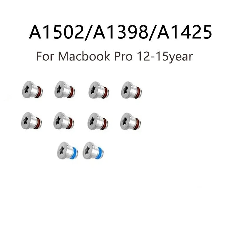 MacBook Pro bottom shell replacement screw kit for A1502, A1398, and A1425 Retina models
