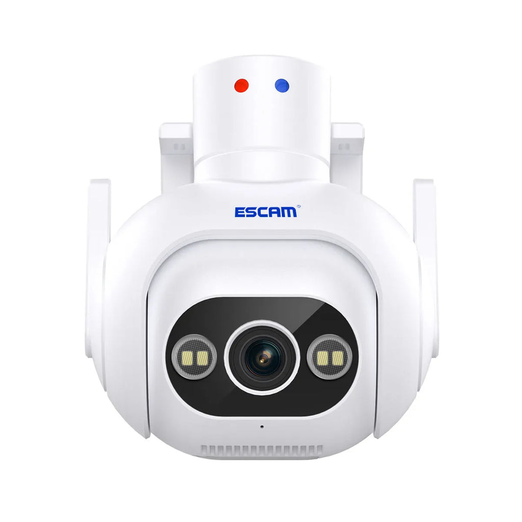 4MP smart colour night vision H265 security camera with wall mount bracket