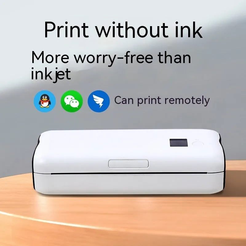 Thermal printer with Ethernet interface, 275x110x60mm plastic metal body for home homework mobile office text printing