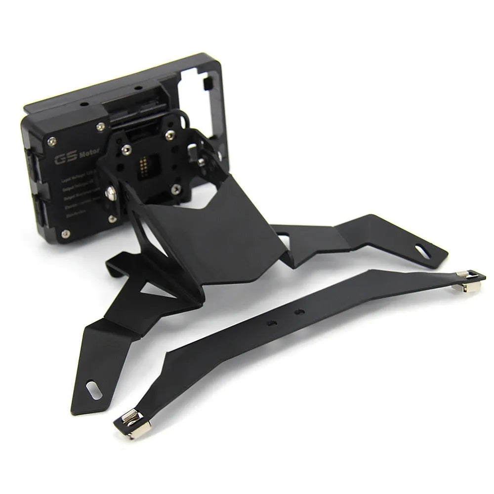 R1200RT motorcycle GPS navigation bracket with USB charging phone holder one set