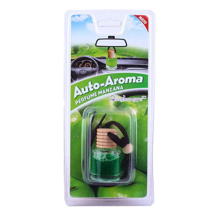 Car air freshener glass bottle hanging ornament in 55g net content
