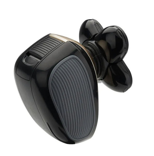 5-in-1 multifunctional electric shaver black gold with floating blades, rechargeable, IPX7 waterproof