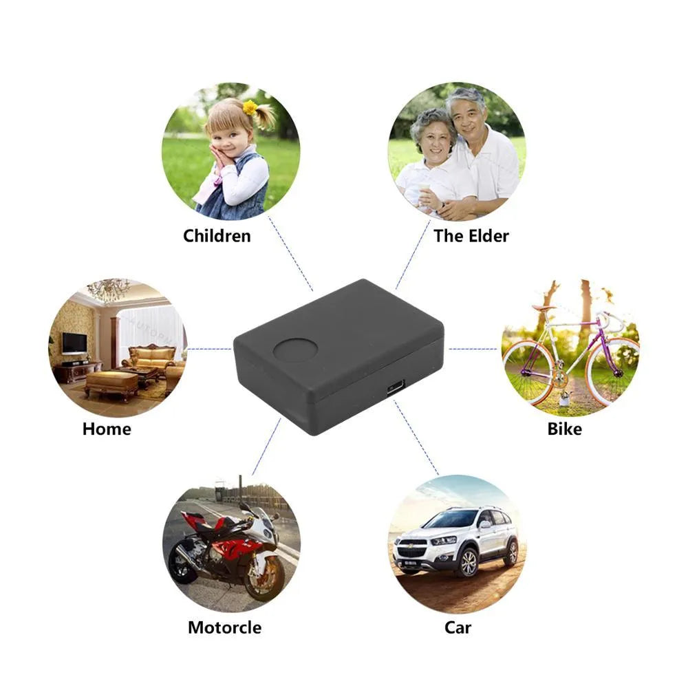 Black N9 mini type X009 GSM car alarm and positioner unit