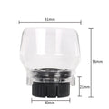Clear plastic protective cover for Delta angle grinder with 17.5-19mm thread port