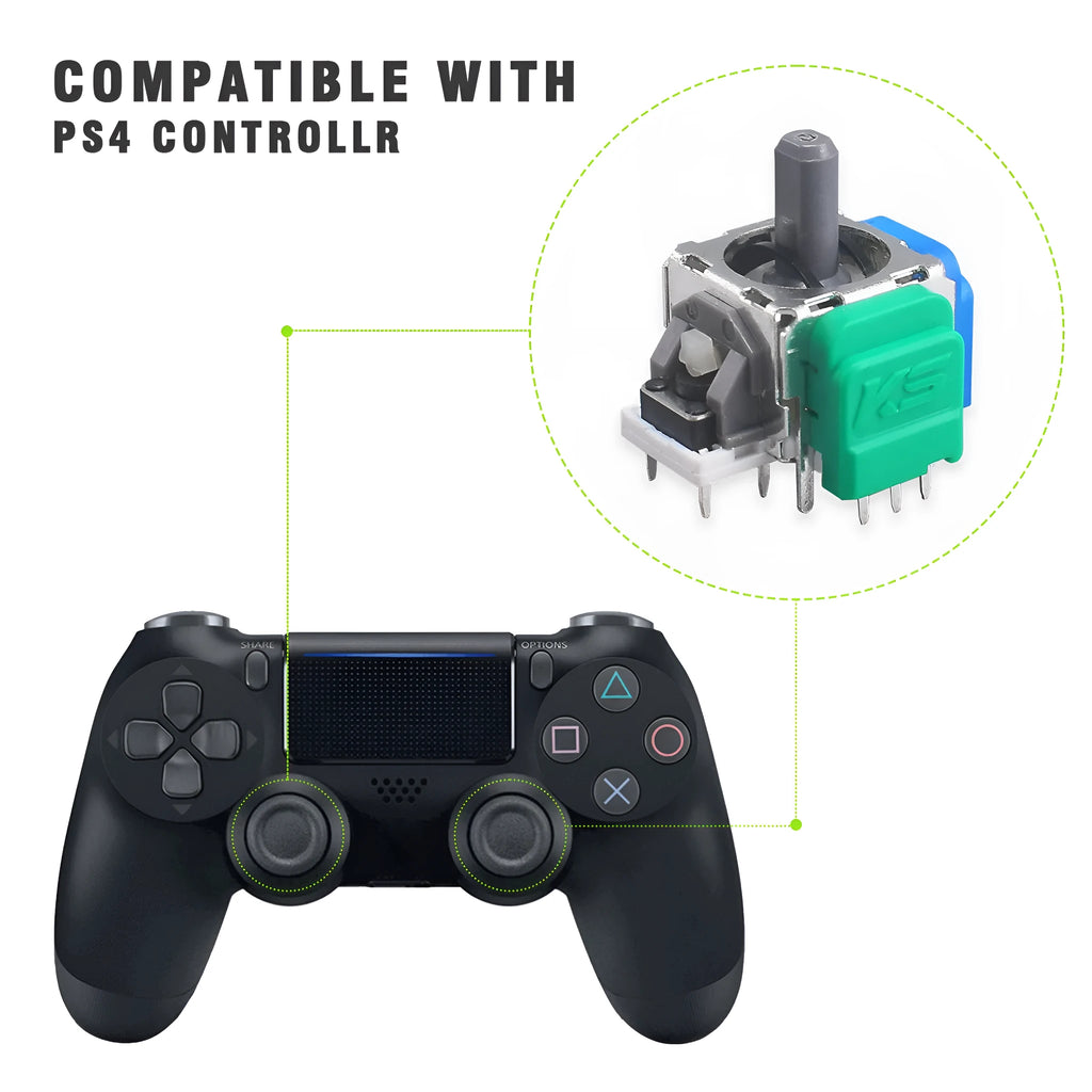 Hall effect magnetic rocker joystick replacement part for PS5 PS4 Switch and XBOX controllers