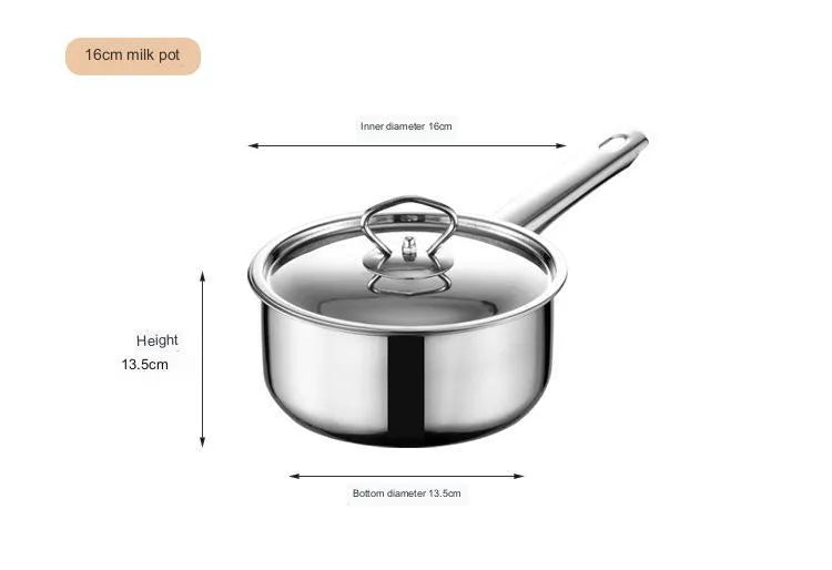 15-piece stainless steel non-stick cookware set with glass lids, spoons, and shovel on a table