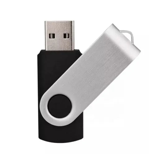 USB 3.0 external hard drive with metal shell in black on a flat surface