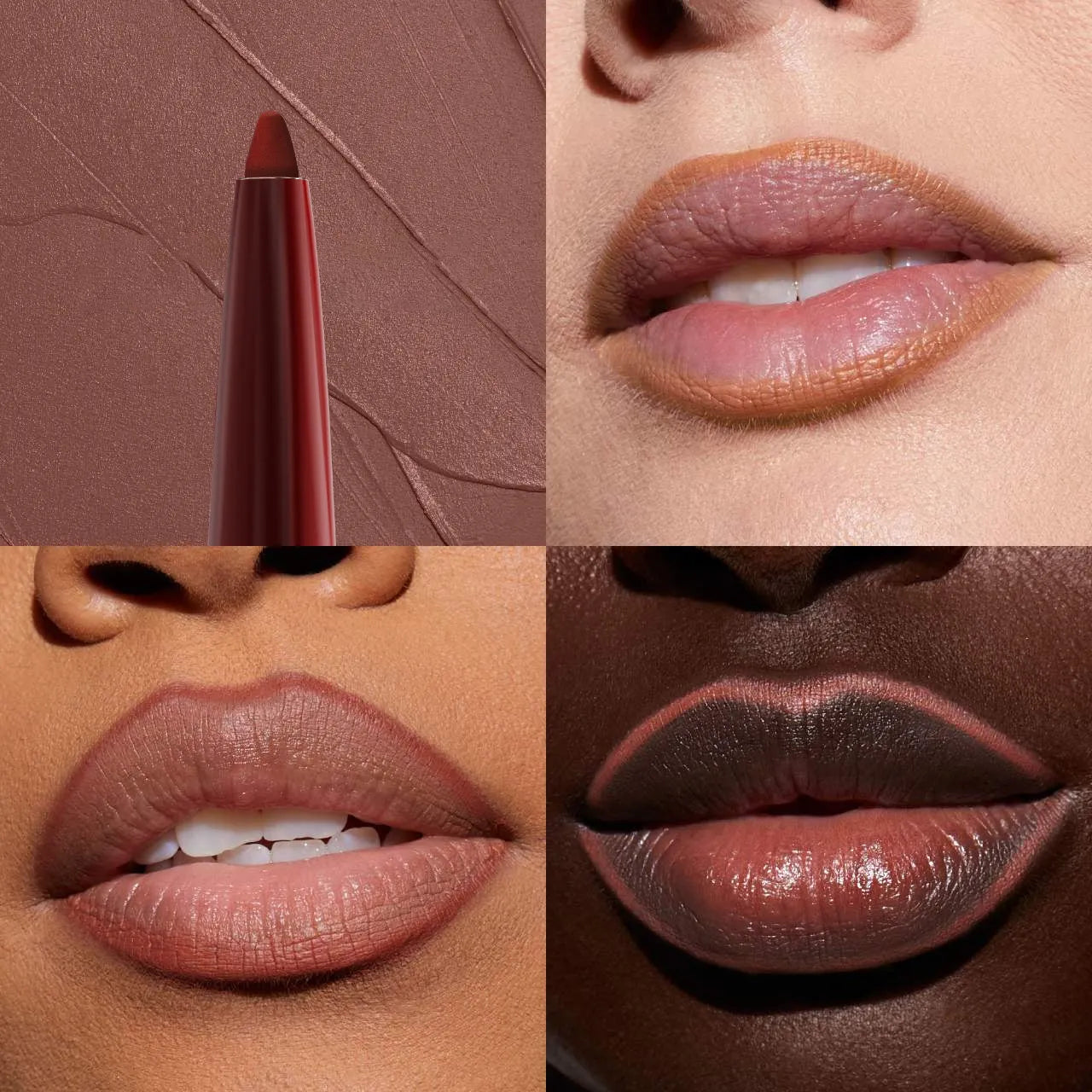 PHOFAY Lipliner waterproof anti-fading 0.8g lip pencil in colour options 01-08 with precise tip