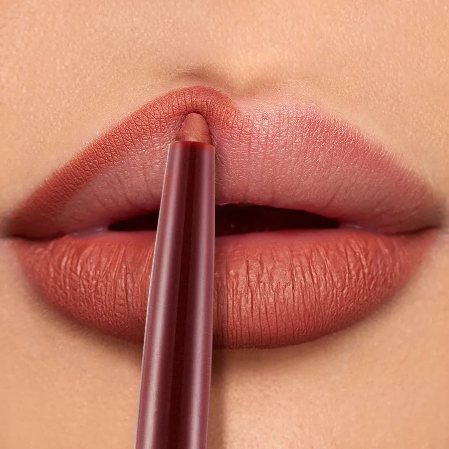 PHOFAY Lipliner waterproof anti-fading 0.8g lip pencil in colour options 01-08 with precise tip