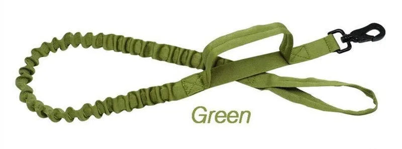Tactical large dog vest in Army Green made from 1000D nylon with nylon webbing chest strap
