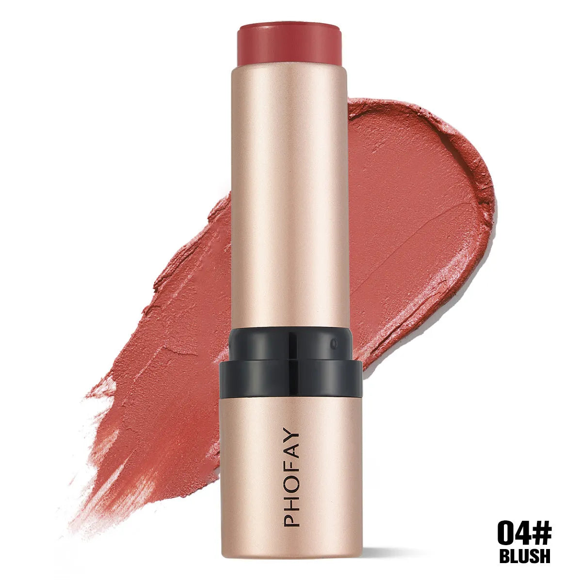 PHOFAY shaping contour stick with built-in brush, 10g, for cheekbone and jawline contour