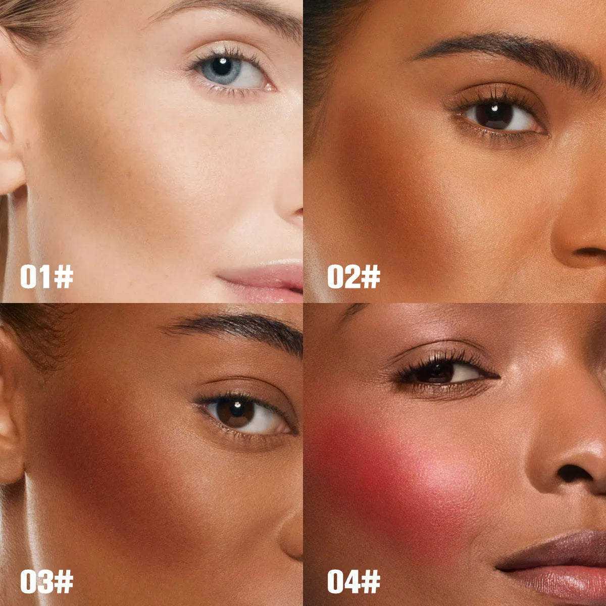 PHOFAY shaping contour stick with built-in brush, 10g, for cheekbone and jawline contour