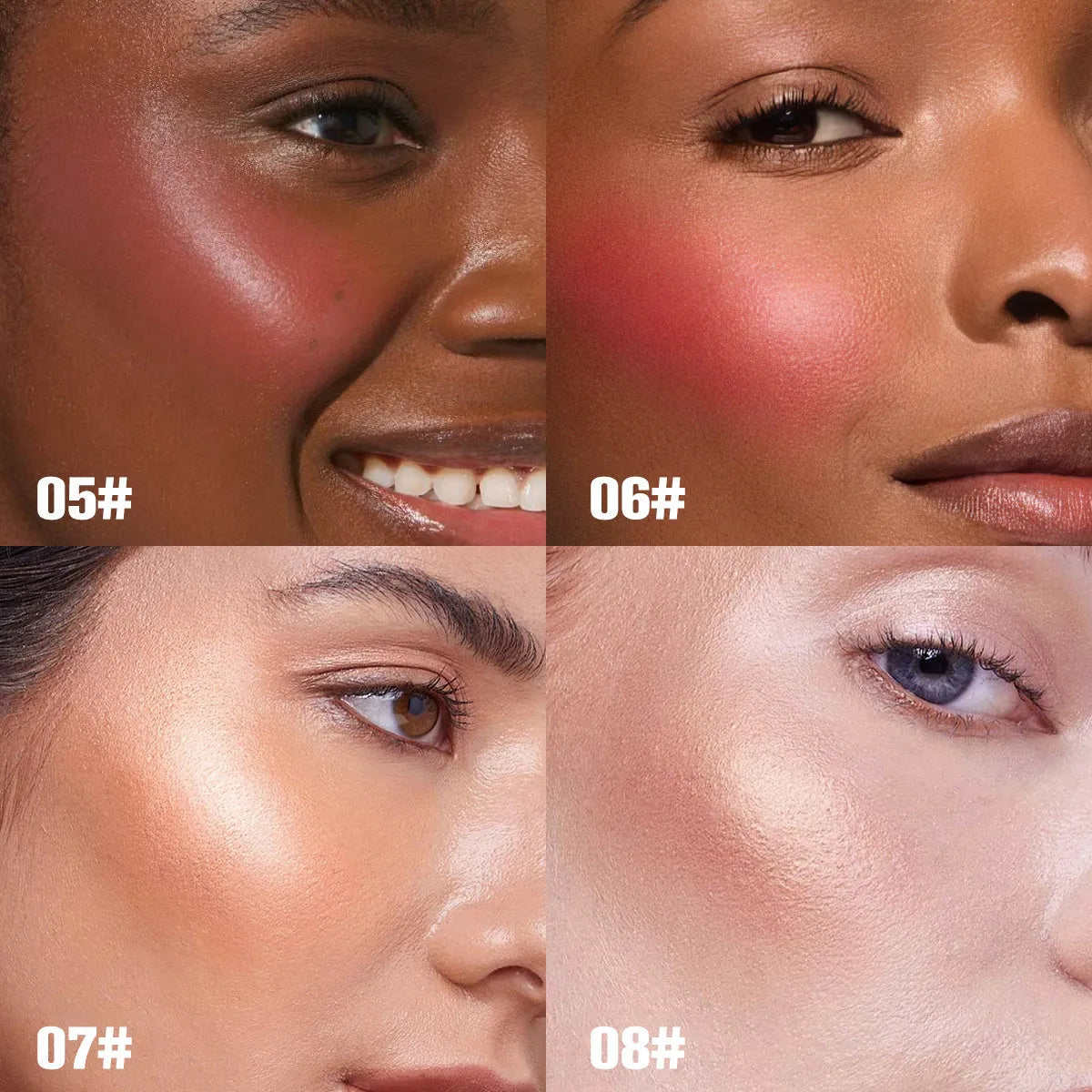 PHOFAY shaping contour stick with built-in brush, 10g, for cheekbone and jawline contour
