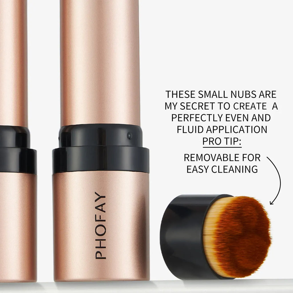 PHOFAY shaping contour stick with built-in brush, 10g, for cheekbone and jawline contour