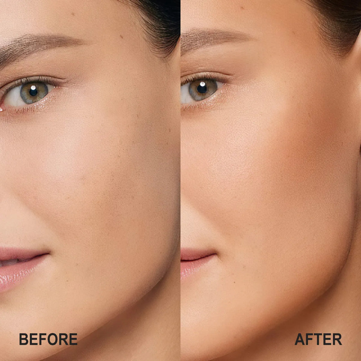 PHOFAY shaping contour stick with built-in brush, 10g, for cheekbone and jawline contour