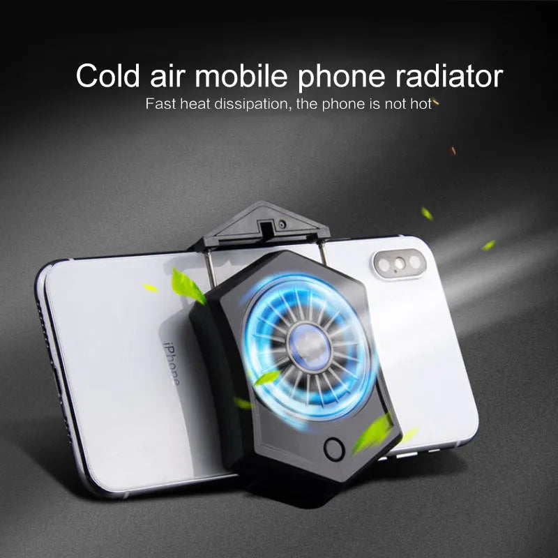 Black and white mobile phone radiator with USB connector for gaming consoles and devices