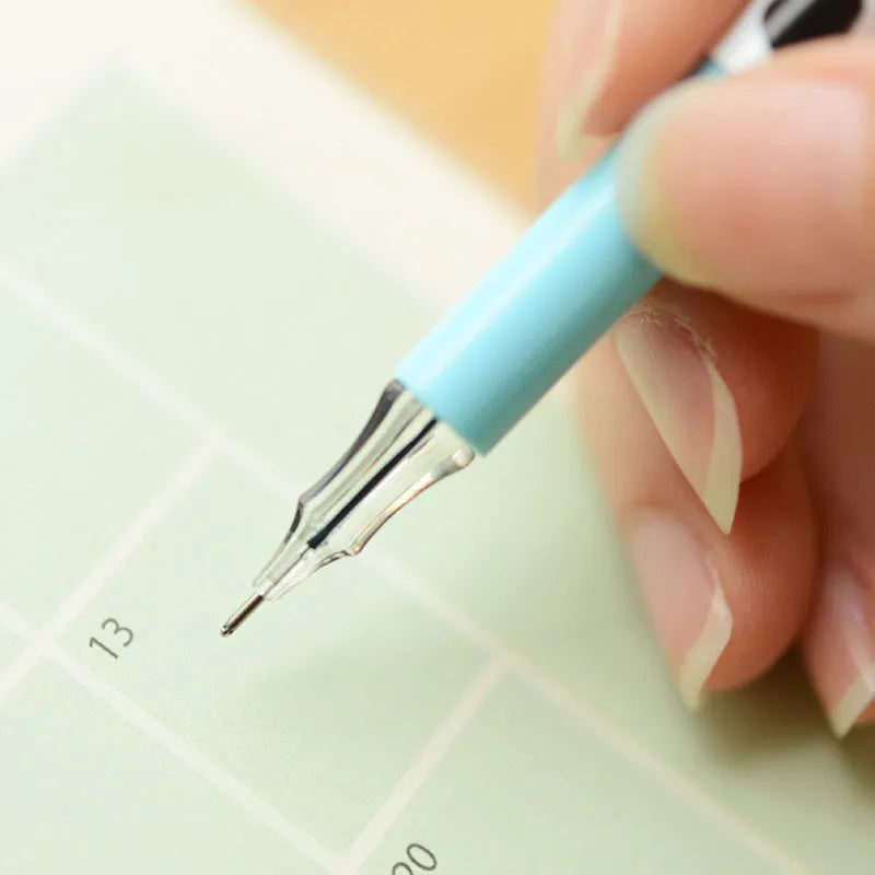 Set of 12 cow colour gel pens with 0.38mm fine tips displayed in a box.