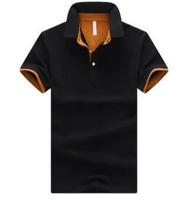Men's casual fashion stand collar polo shirt in 100% cotton short sleeve design available in multiple colours