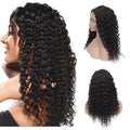 Human hair lace front wig in 1b natural colour, 8-20 inch length, 157-212g per piece