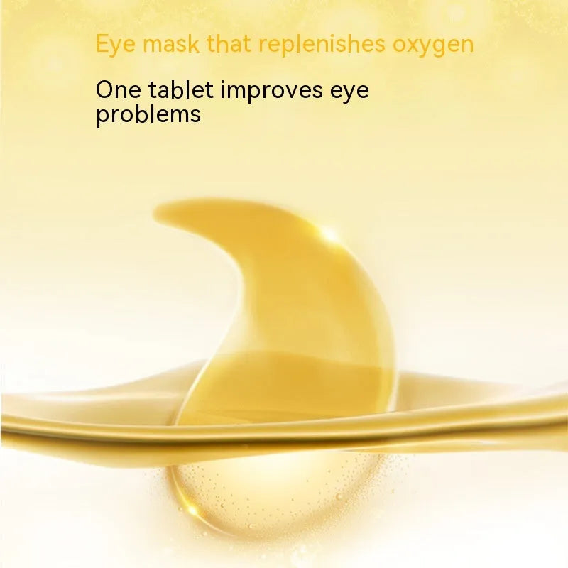 Women's gold moisturising eye mask 30 pairs 60 stickers under eye patches skincare