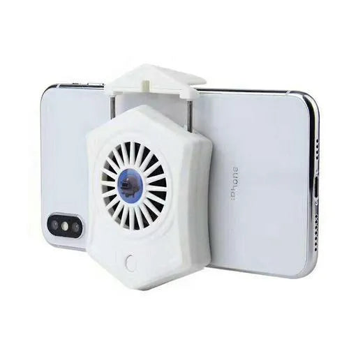 Black and white mobile phone radiator with USB connector for gaming consoles and devices