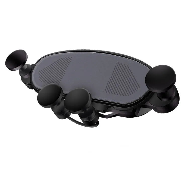 Universal car phone navigation holder clipped onto a vehicle air vent, available in multiple colours.
