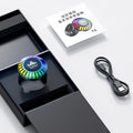 Small square voice control Polar Light Bluetooth LED atmosphere lamp on a surface.