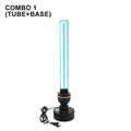 Household UV disinfection lamp with E27 base and ozone option for room sterilisation