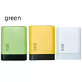Gallium nitride charger with Type-C PD port in lightning yellow colour for phone fast charge